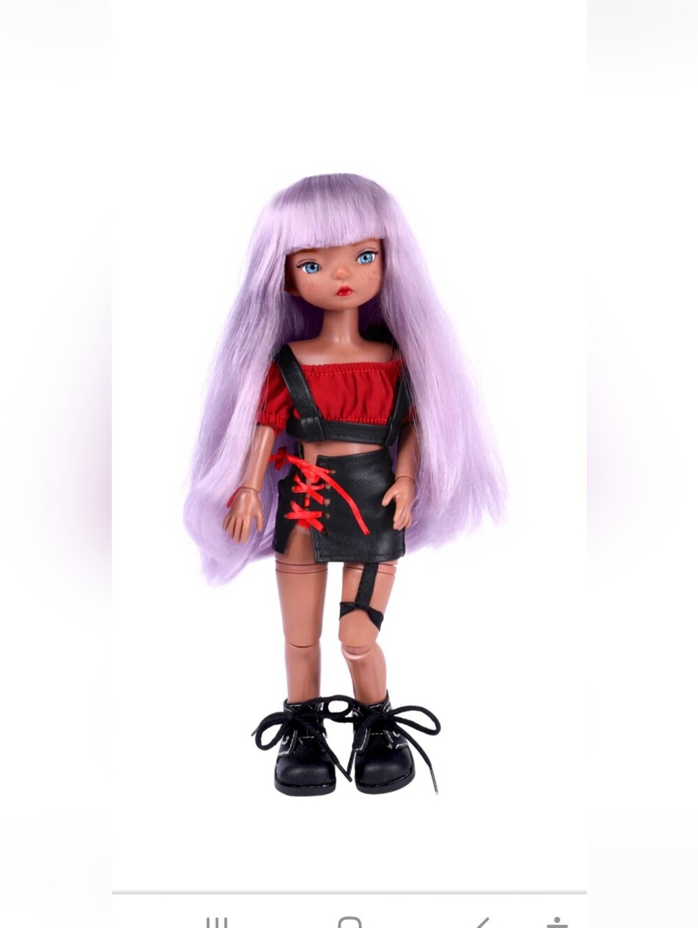 Queban BJD Girls Fashion Dress Up Party Night Cool Girl 9" Doll Ruffian Handsome